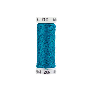 Sulky 12wt Cotton Petites Thread #1206 Dark Jade - 50yd, Image