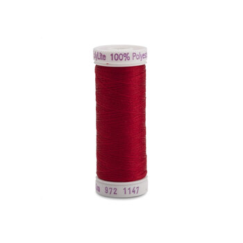 Sulky 60wt PolyLite Thread #1147 Christmas Red - 440yd, Image