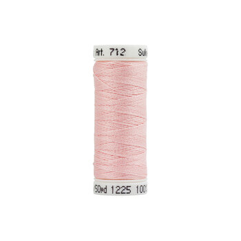 Sulky 12wt Cotton Petites Thread #1225 Pastel Pink - 50yd, Image