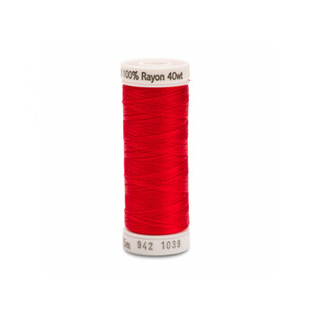 Sulky 40wt Rayon Thread #1039 True Red - 250yd, Image