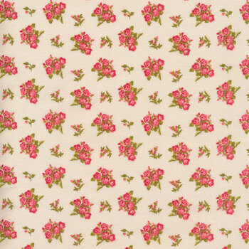 Rowan 52935-1 Ivory Rose Bunch by Windham Fabrics, Image