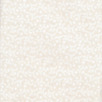Star Spangled A-9938-L Star Branches White by Andover Fabrics REM, Image