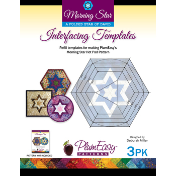 Morning Star Interfacing Template - 3pk