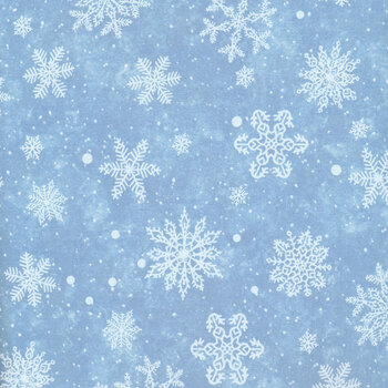 Father Christmas 24696-44 Blue by Northcott Fabrics, Image