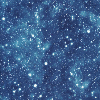Father Christmas 24698-44 Blue by Northcott Fabrics, Image