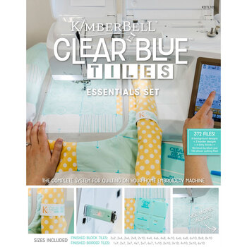 Clear Blue Tiles Essentials Set by Kimberbell, Image