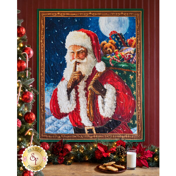  Santa's Night Out Panel Wall Hanging Kit, Image