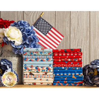 All American  27 FQ Set by Deb Strain for Moda Fabrics, Image