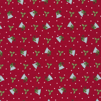 I Believe In Angels 3002-13 Cardinal by Moda Fabrics, Image