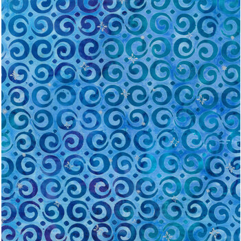 Winter Sparkle - Artisan Batiks 21231-246 Water by Robert Kaufman Fabrics, Image