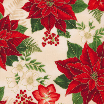Holiday Flourish 15 20781-223 Holiday by Robert Kaufman Fabrics REM, Image