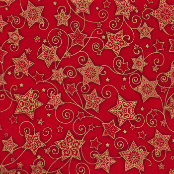 Holiday Flourish 15 20789-91 Crimson by Robert Kaufman Fabrics REM #2, Image