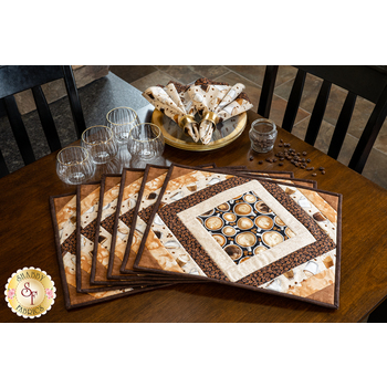  Quilt As You Go Casablanca Placemats Kit - Cafe Culture - Makes 6