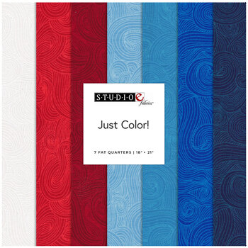 Just Color! 7 FQ Set by Studio E Fabrics, Image