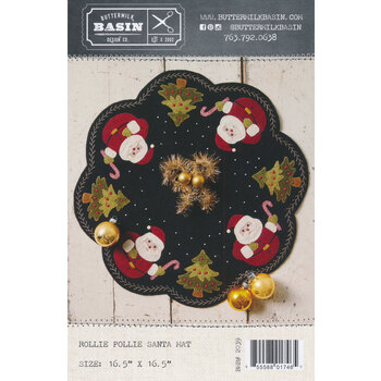 Rollie Pollie Santa Mat Pattern, Image