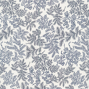 Nantucket Summer 55261-21 Cream Navy by Camille Roskelley for Moda Fabrics, Image