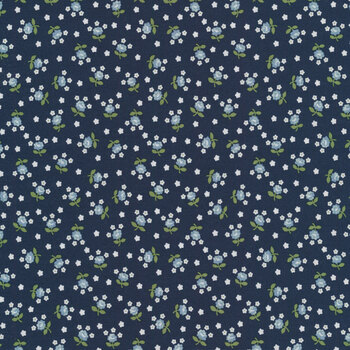 Nantucket Summer 55266-13 Navy by Camille Roskelley for Moda Fabrics, Image