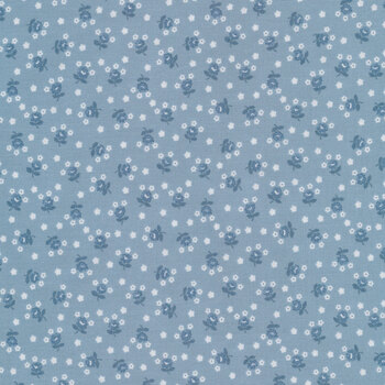 Nantucket Summer 55266-24 Light Blue by Camille Roskelley for Moda Fabrics, Image