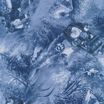 Blizzard Blues 33670-13 Frozen Pond by Moda Fabrics REM #5, Image