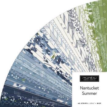 Nantucket Summer  Jelly Roll by Camille Roskelley for Moda Fabrics - RESERVE, Image