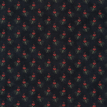 Poinsettia Plaza 44297-15 Ebony by 3 Sisters for Moda Fabrics, Image