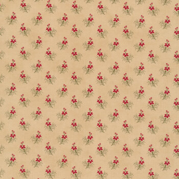 Poinsettia Plaza 44297-21 Parchment by 3 Sisters for Moda Fabrics REM #2, Image