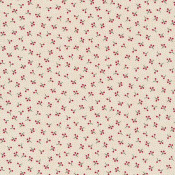 Poinsettia Plaza 44298-11 Cream by 3 Sisters for Moda Fabrics, Image