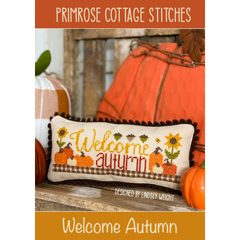 Welcome Autumn Cross Stitch Pattern, Image