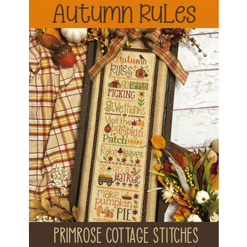 Autumn Rules Cross Stitch Pattern, Image