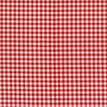 Bee Ginghams C12553-SCHOOLHOUSERED by Lori Holt for Riley Blake Designs, Image