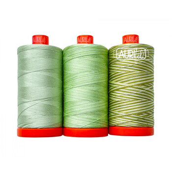 Aurifil Color Builder 3pc Set - Walking Palm