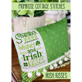 Irish Kisses Cross Stitch Pattern, Image