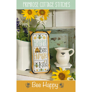 Bee Happy Cross Stitch Pattern, Image