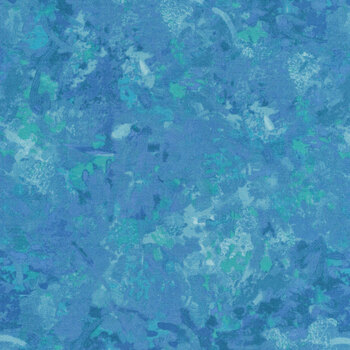 Chroma 9060-44 Bahama Blue by Deborah Edwards for Northcott Fabrics, Image