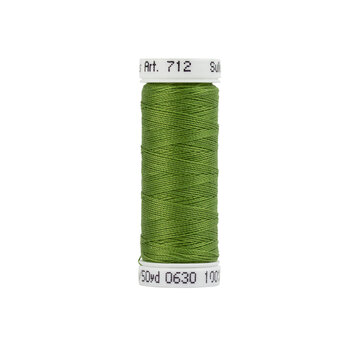 Sulky 12wt Cotton Petites Thread #0630 Moss Green - 50yd, Image