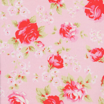 Posie TW06-Pink by Tanya Whelan Fabrics