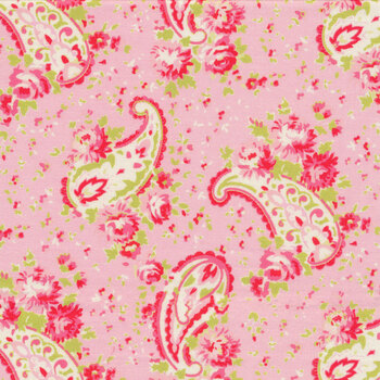 Posie TW09-Pink by Tanya Whelan Fabrics