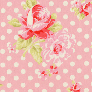 Posie TW07-Pink by Tanya Whelan Fabrics