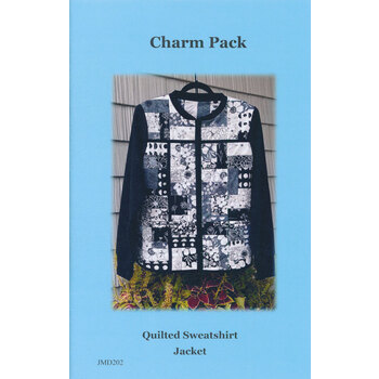 Charm Pack Quilted Sweatshirt Jacket Pattern, Image