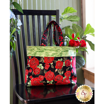 SAMPLE - Fat Quarter Tote - Gilded Rose, Image