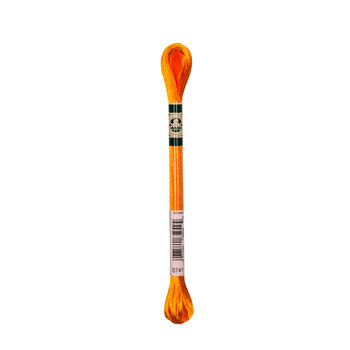 DMC S741 Tangerine - Satin Embroidery Floss