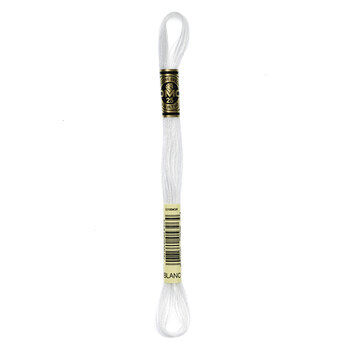 DMC  WHT Blanc - 6 Strand Embroidery Floss, Image