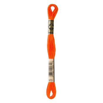 DMC 970 Light Pumpkin - 6 Strand Embroidery Floss