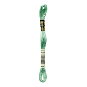 DMC 966 Medium Baby Green - 6 Strand Embroidery Floss, Image