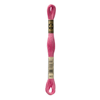 DMC 962 Medium Dusty Rose - 6 Strand Embroidery Floss, Image