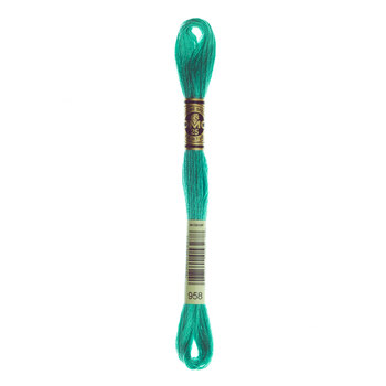 DMC 958 Dark Sea Green - 6 Strand Embroidery Floss