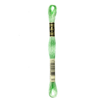 DMC 955 Light Nile Green - 6 Strand Embroidery Floss