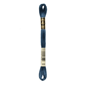 DMC 930 Dark Antique Blue - 6 Strand Embroidery Floss