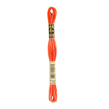 DMC 106 Variegated Coral - 6 Strand Embroidery Floss, Image