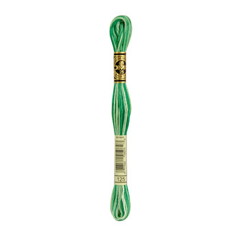 DMC 125 Variegated Seafoam Green - 6 Strand Embroidery Floss, Image